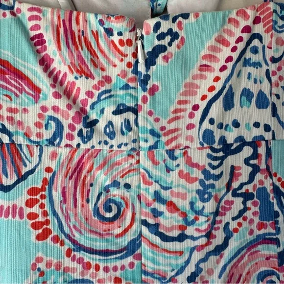 Lilly Pulitzer Mini Dress -Shell Pattern - Size 6 - Picture 4 of 6